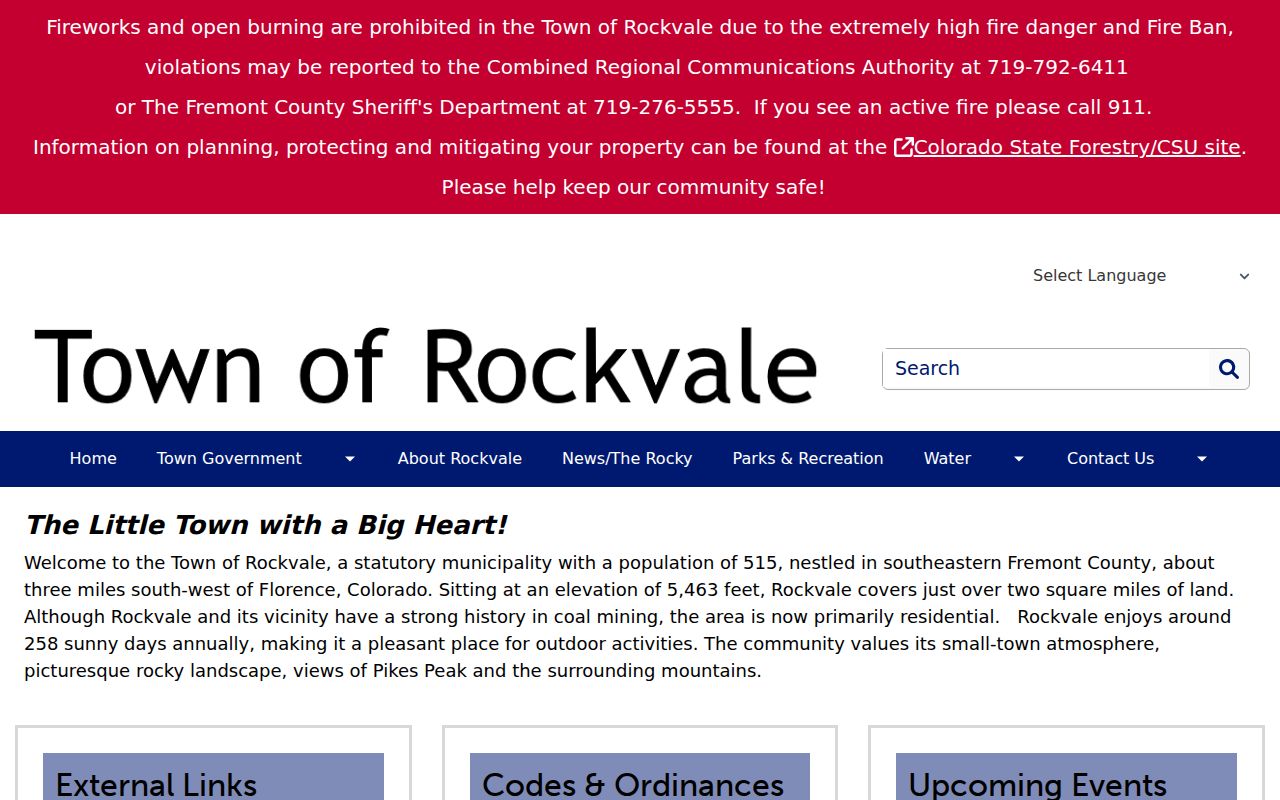 Fremont County arrest warrant Rockvale law-enforcement route